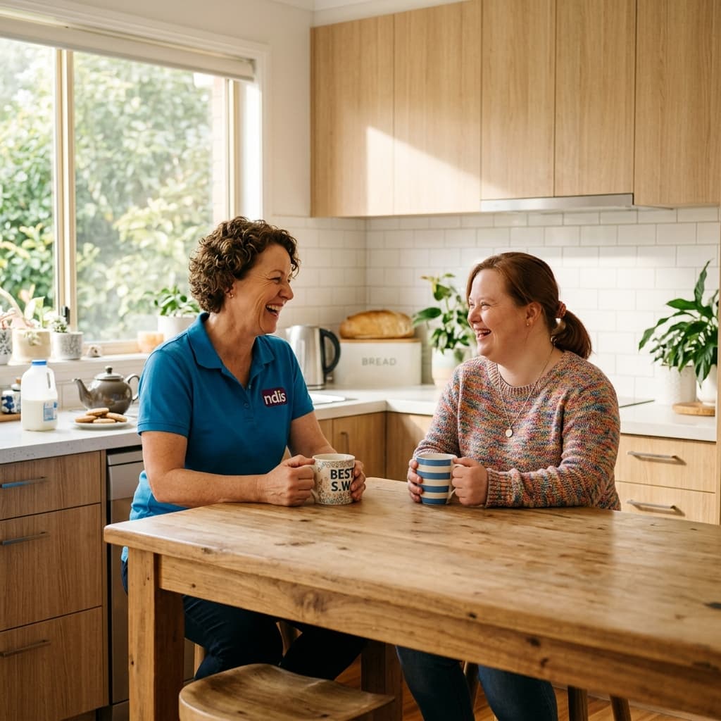 A warm everyday disability support moment